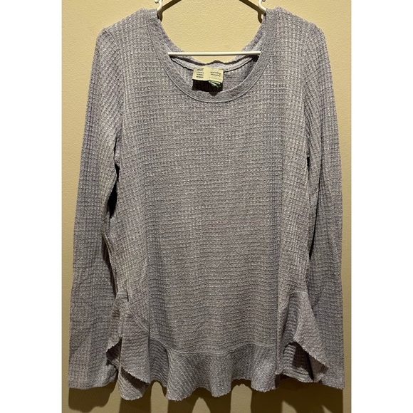 Anthropologie Gray Long Sleeve Top - Picture 1 of 7
